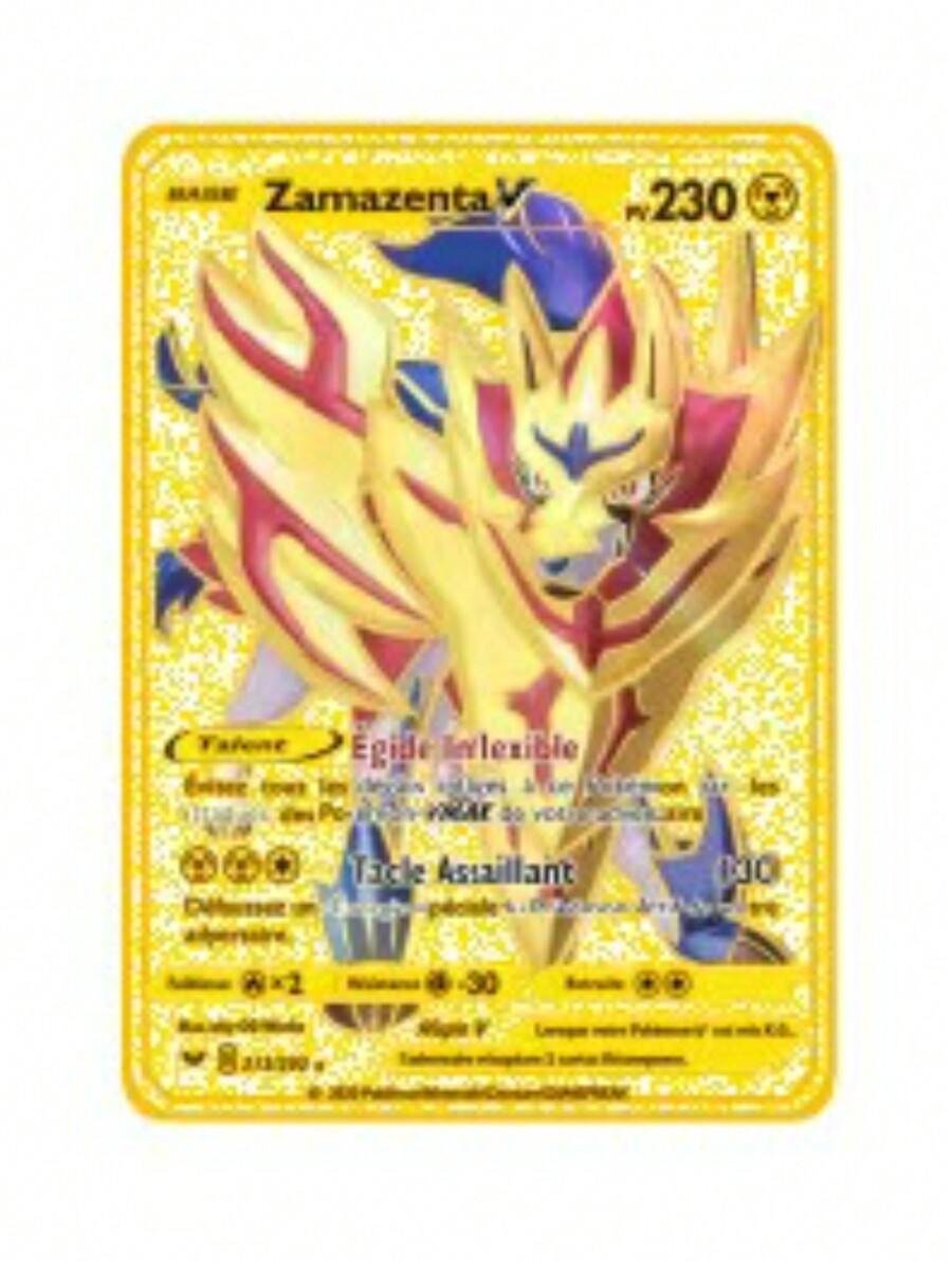 A Stainless Steel Metal Card English Version Gold Card Craftsmanship