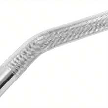 EZ Bar, EZ Curl Bar 4ft, Barbell Bar, Barbell Weight Bar With 2 Spring Clips - Style2 - View 7