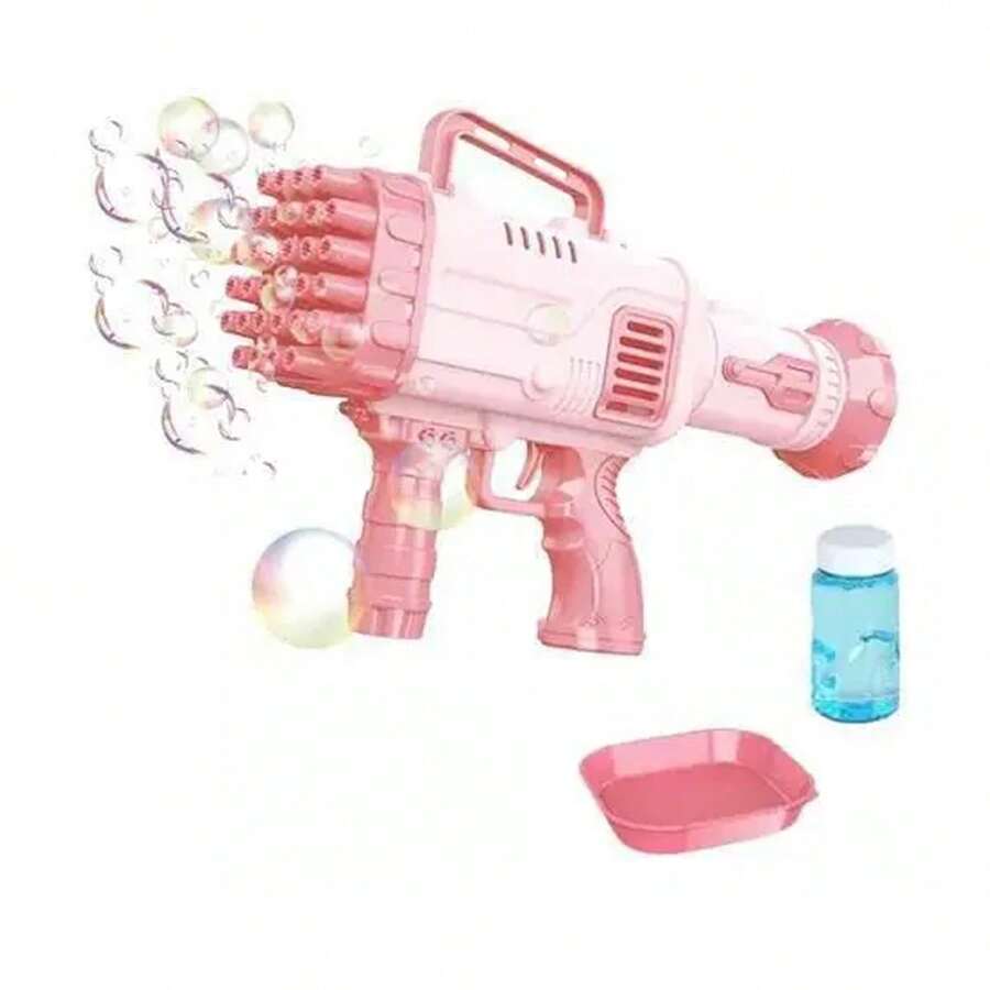 Bazuka Bubble Blower Soap Launcher 32 Bubbles Kids Children Toy Fun