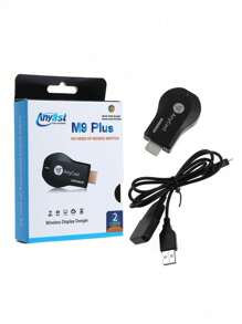 Receptor Anycast-Mini Stick de TV inteligente m9, adaptador M9, Smartv - Negro - Ver 2