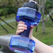 Creative Dumbbell Shaped Water Bottle - Multicolor - View 2