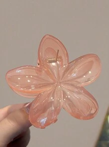 Set de 4 pinzas de flor de acrílico para el cabello de señora, de 8cm/3,15 pulgadas, esquema de color elegante, accesorios de moda europeos y estadounidenses para el cabello con flores, pinzas para el cabello, ganchos para el cabello, sujetadores para el cabello