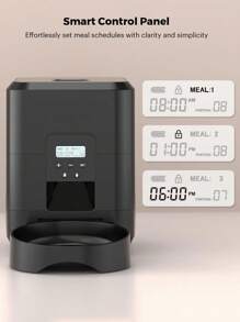 NEW Intelligent Pet Feeder, 67.6 Oz Food Capacity, 0.53 Gallon, Automatic Timed Dog/Cat Feeder With Stainless Steel Bowl, Programmable By Button Or APP/WiFi (Upgraded Model)