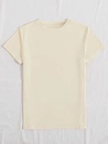 Customized Women T-Shirt - Add Your Own Text And Image (Family Photos/Selfies/Pet Photos/Friend Photos) To Design Your Personalized Printed T-Shirt. Photos Of Babies/Couples/Family/Pets, Family Member Customization, Customized Women T-Shirt - Custom Comfortable Pet T-Shirt, Personalized Pet Shirts, Women T-Shirt - Cute Pet Photos, Pet Photo Printing, Customized Printing - Apricot - View 3