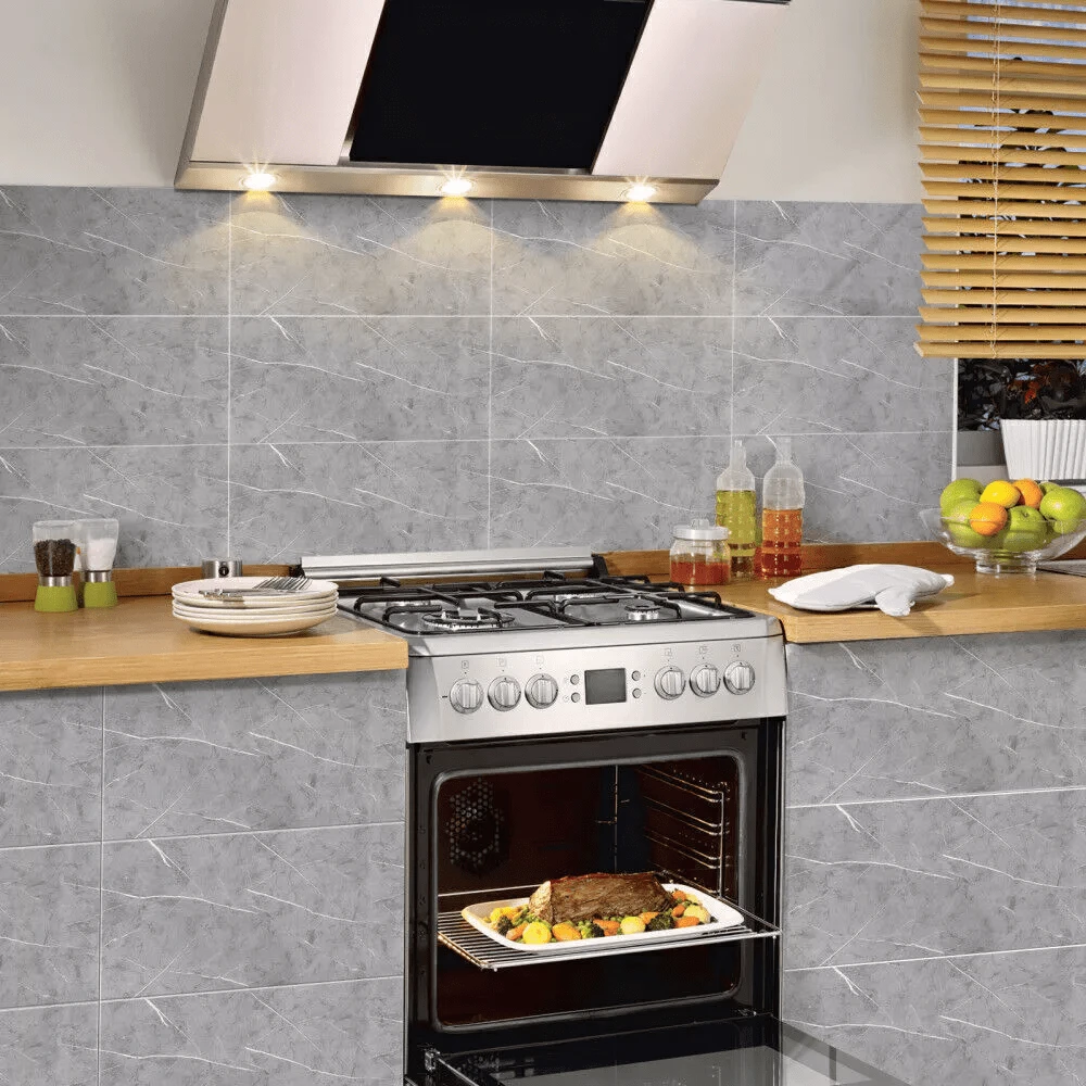 20PCS SelfAdhesive Black Marble PVC Cladding Wall Panels For Kitchen