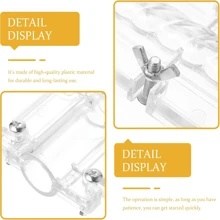 Khuôn nến Acrylic hình nón, Dụng cụ làm nến nhựa dài lượn sóng sọc, Trang trí tiệc cưới, Quà tặng trang trí nhà cửa - Trong sáng - Xem 9