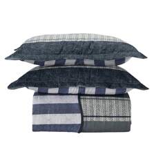 Boutis Ultrasonic Double-Sided 3-Piece Bedspread Kit With Pillowcase - Oslo - View 3
