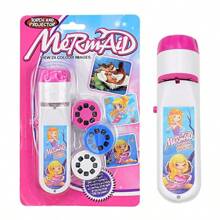 Multi-Functional Children's Projector Bedtime Story Machine With Story Telling, Illumination Pattern Projection And Flashlight Functions