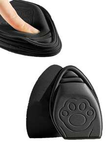 1 Pair Soft Cat Paw Metatarsal Pads, Super Cushioning Non-Slip Front Sole Inserts For High Heels