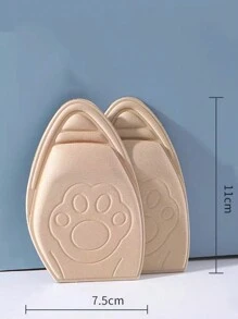 1 Pair Soft Cat Paw Metatarsal Pads, Super Cushioning Non-Slip Front Sole Inserts For High Heels
