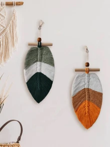 1 cái Dream Catcher họa tiết lá treo trang trí nhà cửa, trang trí nhà cửa, trang trí phòng, trang trí tường - nhiều màu - Xem 13