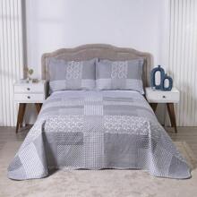 Boutis Ultrasonic Double-Sided 3-Piece Bedspread Kit With Pillowcase - Madrid - View 1