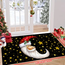 1 件“黑色底座红色卡车装载圣诞树”门垫、室内垫、地毯、创意门垫、入口主题垫、家居装饰、防滑地垫、卧室配件、摄影道具、户外装饰、地毯、区域地毯、礼物 - 彩色 - 查看 8