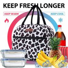 GODWOODS Insulated Black Daisy Lunch Bag For Women Men, Lunch Containers Reusable High Capacity Lunch Tote Bags For For Work Picnic School Bag Lunch Tote Bag Cooler Box Storage Bag Women Cute Lunch Pack Tiffin Bag Small Cartoon For Ladies Kids Women Boy GirlWomanLunch Box BagSchool Supplies Stuff Accessories Bag For School School Accessories School Stuff