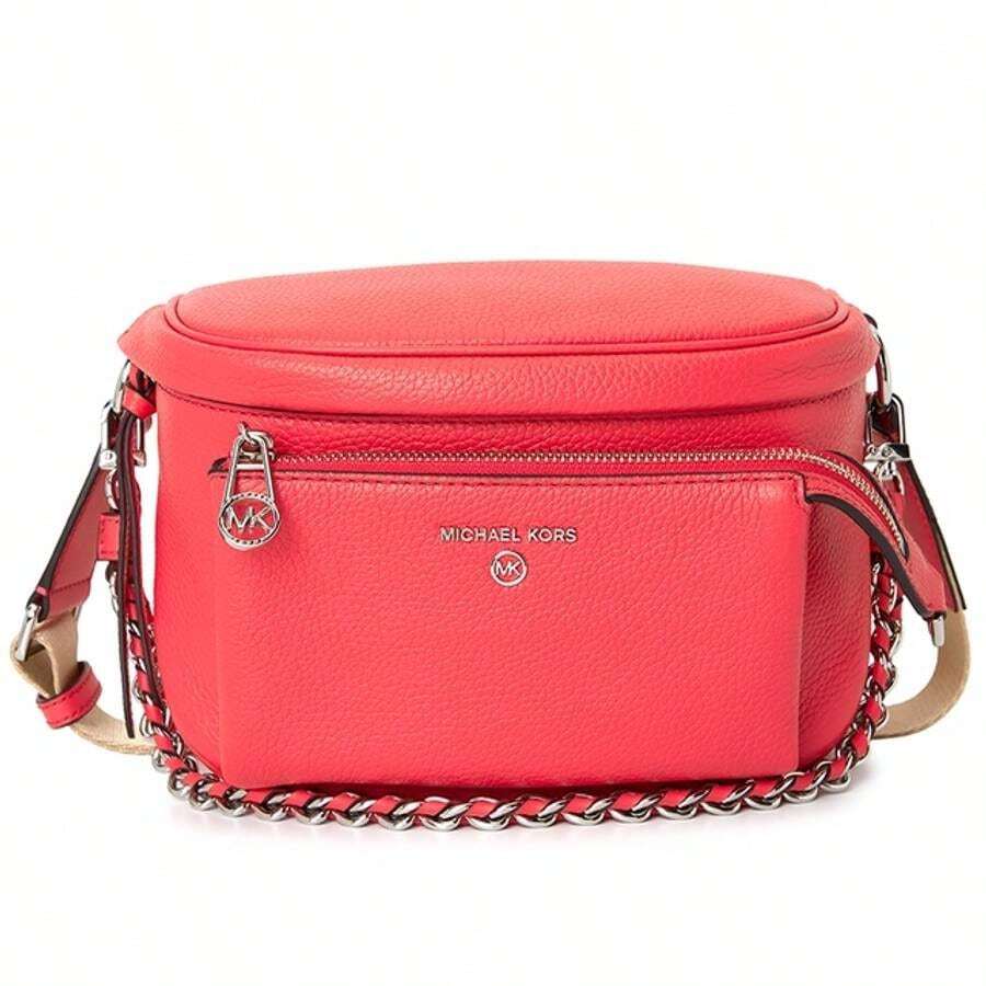 Michael Kors Slater Medium Pebbled Leather Sling Bag Pink SHEIN USA