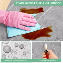 20PCS Self-Adhesive Black Marble PVC Cladding Wall Panels For Kitchen Bathroom Carnival Home Sticker - Gris - Ver 8