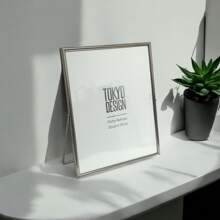 Kit 02 Photo Frames 20x25 Flexible Glass Frame Decor Luxe - 銀色 - 查看 2