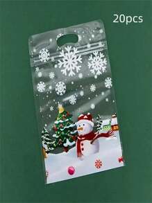 Christmas Magic "10 Pieces Of Christmas Snowflake Candy Bags-Transparent Candy And Snack Gift Bags, Suitable For Holiday Pies. Yes, New Year's And Thanksgiving Decorations Christmas Decorations Christmas Decor Christmas Gifts Christmas Party Supplies Christmas Gift Bags Christmas Bags Christmas Stickers Christmas Christmas Decorations Christmas Pajamas Christmas Gifts Christmas Decor - Multicolor - View 12