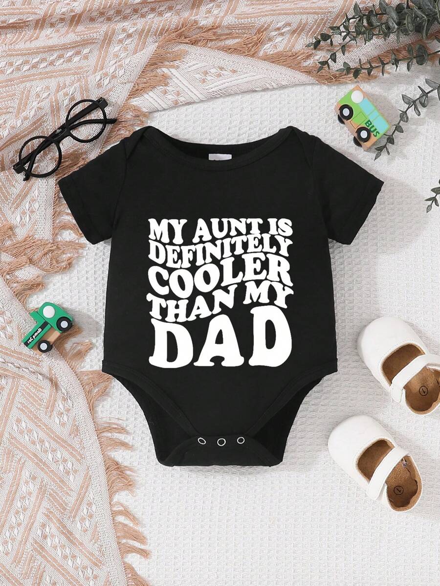 Baby Boy Newborn Letter Printing Cute Bodysuit Clothes For Baby Boys Girl