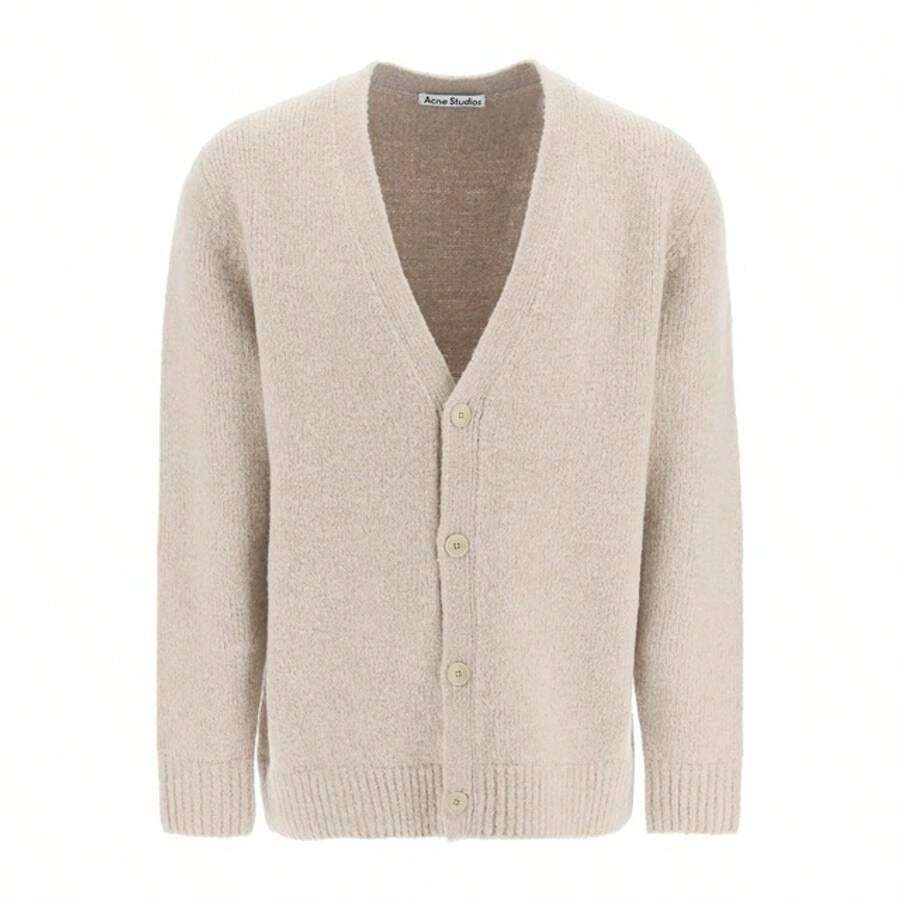 Acne Studios Wool Blend Cardigan Clay Beige SHEIN USA