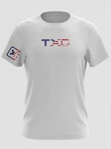 TEXAS COUNTRY RODEO USA TXC T-SHIRT 30.1 WIRED PREMIUM MOD1 - trắng - Xem 1