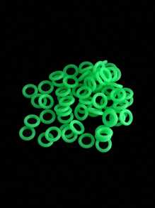 20pcs Tent Post Ring Fluorescent Glow-In-The-Dark Tent Ring Tent Pin Ring Tent Accessories - Green - View 12