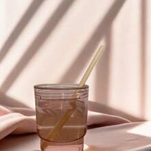 10 /100 件独立包装天然可重复使用竹吸管适用于咖啡、牛奶、茶、果汁和厨房用品，适用于节日派对、婚礼和情人节礼物、圣诞礼物装饰 - 10PCS - 查看 13