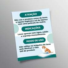 Kit With 10 Washable Hygienic Mats For Pets - Size G (80cmx60cm) - trắng - Xem 3