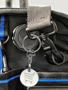 1/2/3/5/10 件购物车钥匙扣趣味金属钥匙圈钱包包背包汽车钥匙配件礼物适合男女 - 彩色 - 查看 2