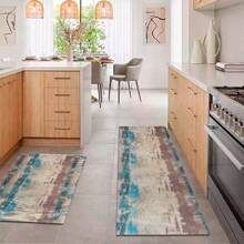 Pixel Kitchen Mat Set Kit 1 Fridge Mats + Non-Slip Sink - 彩色 - 查看 3