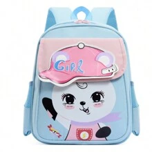 Children's School Backpack For Girls And Boys, Durable Bag - 藍色 - 查看 2