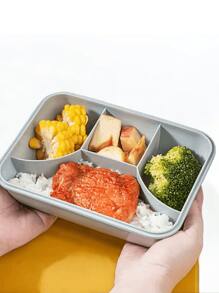 Fiambrera portátil + Taza rectangular kawaii con dibujos y cuchara, oferta del - Verde - Ver 3
