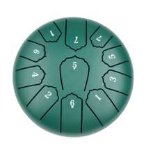 11 音符 C 大调钢舌鼓，6 英寸，空灵疗愈打击乐器