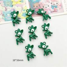 5 件合金圣诞主题系列 3D 可爱幽灵圣诞老人帽子吊坠适用于 DIY 项链耳环配件 - 彩色 - 查看 24