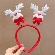 1pc 2025 Christmas Headband Hairpin, Deer Horn Hair Clip, Holiday Gift, Party Cosplay Headdress,Christmas - Multicolor - View 26