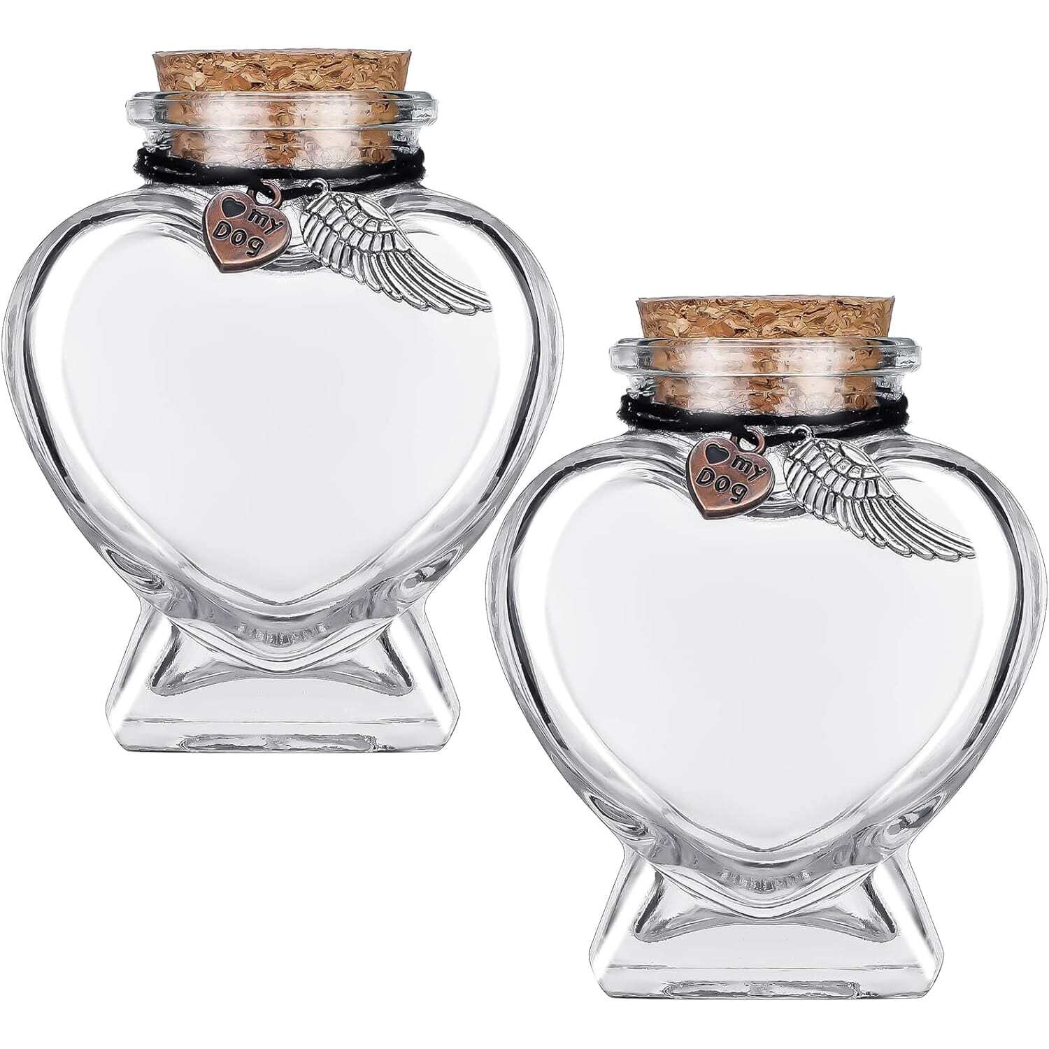 1 PC Memorial Bottle For Pet Hair, Pet Fur Keepsake Fur Memorial, Clear