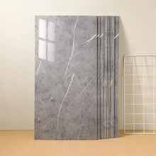 20PCS Self-Adhesive Black Marble PVC Cladding Wall Panels For Kitchen Bathroom Carnival Home Sticker - Gris - Ver 1