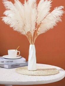 1 件塑料花瓶，客厅装饰花瓶，防掉落花瓶，人造花瓶，高品质北欧风格现代装饰圆形塑料花瓶，家居装饰，花瓶，中心装饰，桌面装饰，圣诞礼物 - 彩色 - 查看 6