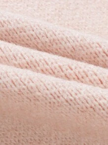 ANDREILEE Skull Graphic Distressed Fringe Crew Neck Pullover Sweater For Men - Pink - View 6