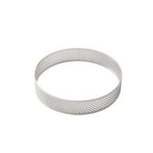 挞模具烘焙用具慕斯圈模具挞圈蛋糕模具烘焙不锈钢法式甜点水果派法式挞装饰工具 - 銀色 - 查看 13