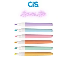 Cis Lumini Lite Pastel Highlighter Case With 6 Colors - Multicolor - View 4