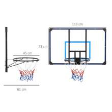 Panneau de basket-ball - Bleu azur - Voir 2