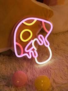 Chi-Buy 蘑菇可爱 LED 霓虹灯壁挂家居装饰灯房间小夜灯 USB 供电卧室装饰标志婚礼新年圣诞节情人节装饰灯 - 粉色 - 查看 13