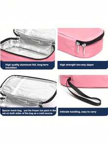 1PC Portable Insulin Cooler Box, Small Refrigerated Medicine Cooler Bag, Thermal Insulation Bag, Thermal Insulation Box, Mini Breast Milk Freezer Bag, Carry-On Medicine Organizer, Travel Supplies, Home Storage Supplies ﻿ For Fall Home Decor - Multicolor - View 5