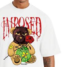 Oversized Streetwear Cotton T-Shirt For Men Comfort And Style For Your Workout - White - View 2