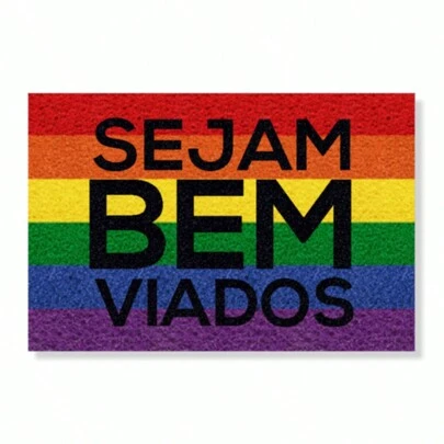 Tapete de Entrada Capacho Sejam Bem-Viados