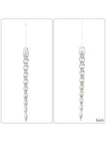 Conjunto de 6/12 pingentes de gelo transparentes para o Natal, pingentes de gelo de acrílico para o Natal, decorações para árvore de Natal, adereços para decoração de janelas em festas de fim de ano, artigos para casa, suprimentos para decoração de Natal, adequados para decoração de festas de casamento, aniversário e outras festas, adereços para criar uma atmosfera natalina, presente de Natal, decoração de Natal, decoração de quarto, decoração para casa - Multicolorido - Ver 6