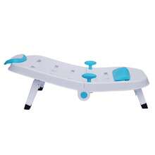 Futchoy Toddler Shampoo Chair Bather Baby Bathtub Girl With Baby Bathtubs + Stand + Drain + Bathtub Seat - White - View 4