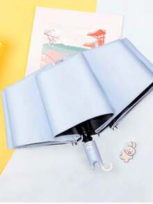 Lightweight And Cute Hook-Type Automatic Umbrella 99% Sun Protection Sunny Umbrella Folding Umbrella - Multicolor - View 5