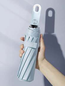 Lightweight And Cute Hook-Type Automatic Umbrella 99% Sun Protection Sunny Umbrella Folding Umbrella - Multicolor - View 2